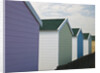 Beach huts in a row, close-up by Assaf Frank